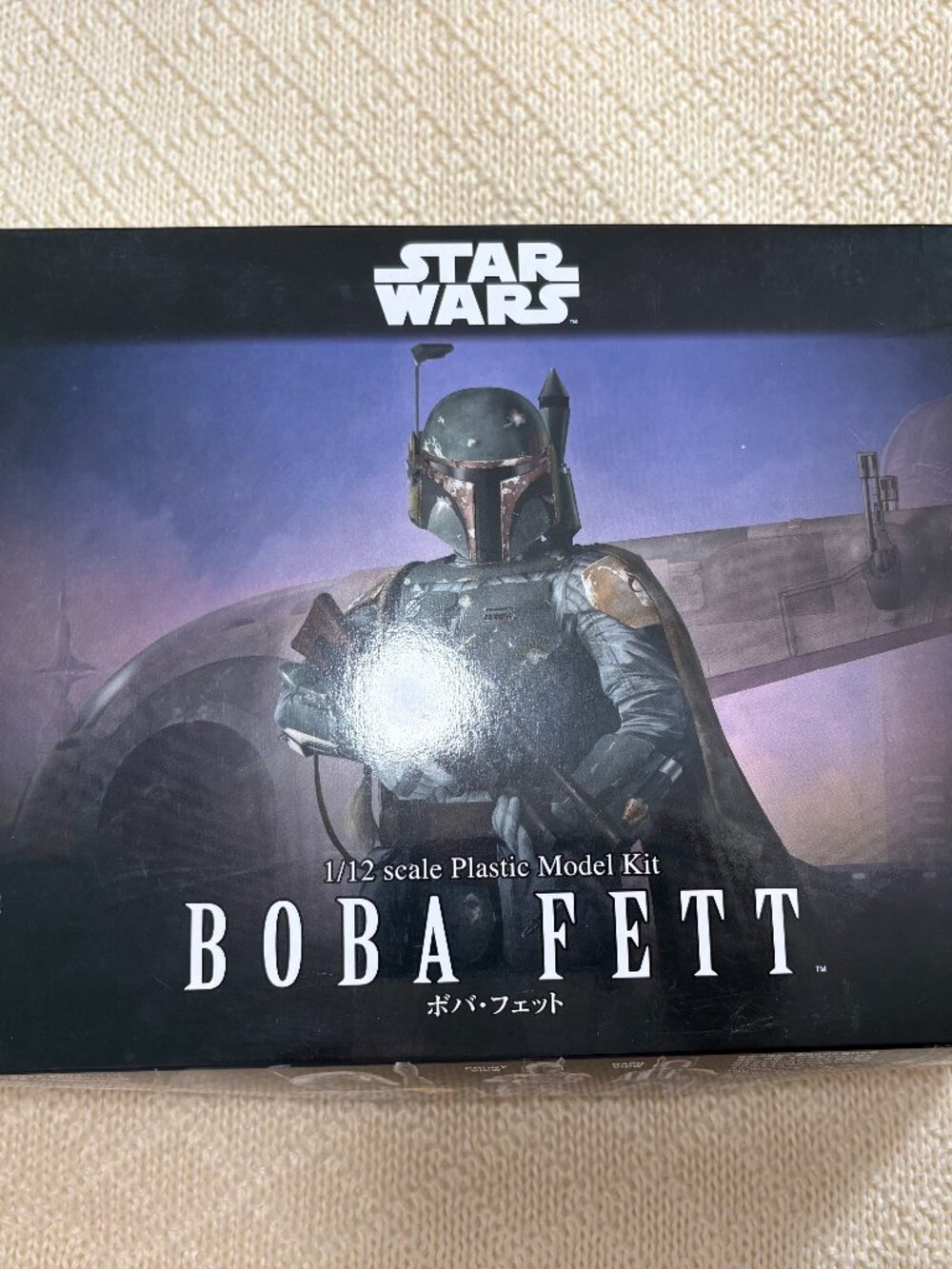 Bandai Star Wars Boba Fett 1/12 model kit unused plastic figure